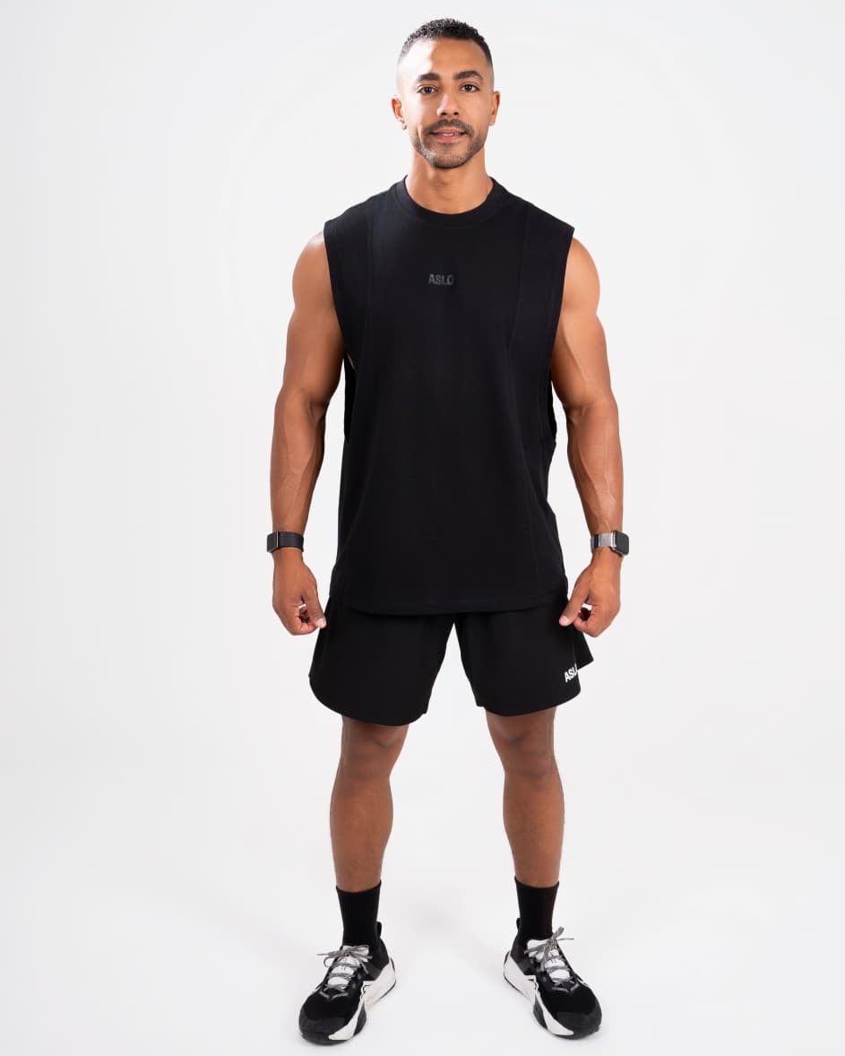 Functional cotton tank top