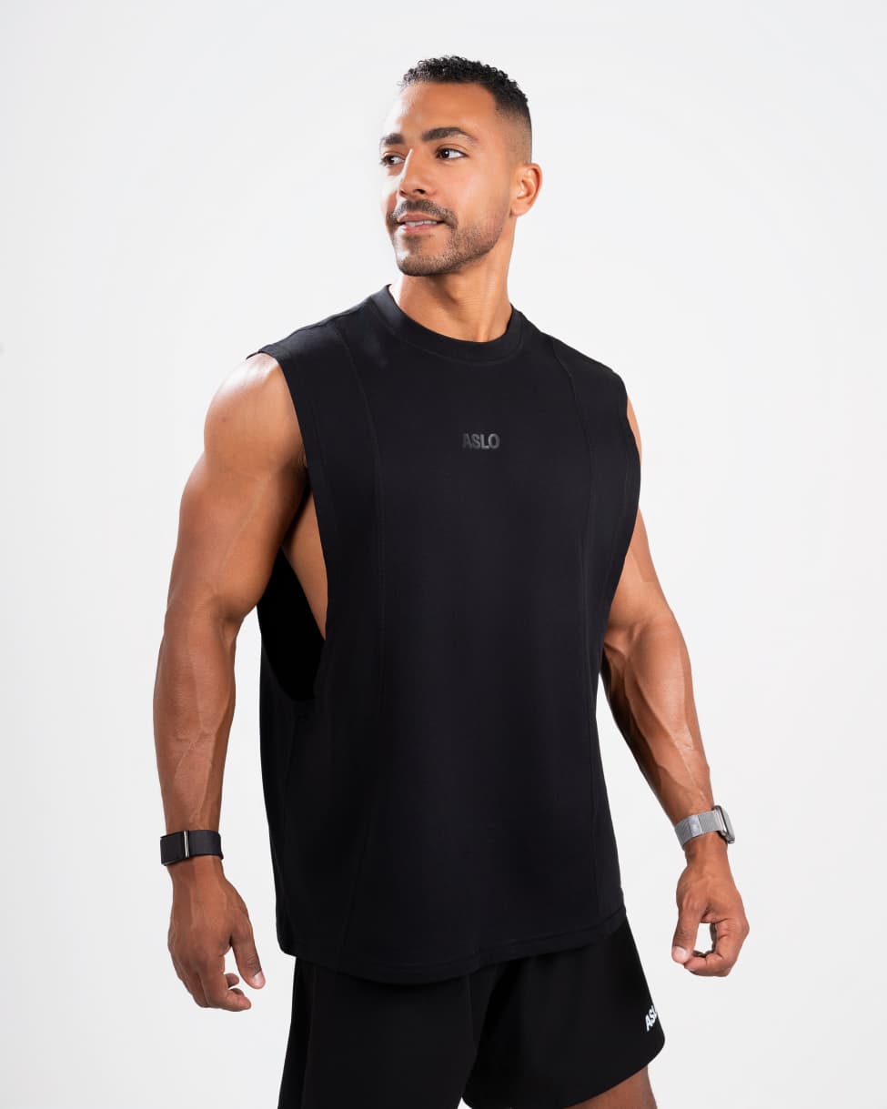 Functional cotton tank top